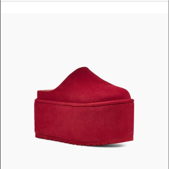 New In Box UGG X Molly Goddard platform Size 8 ❤️ - Picture 4 of 9